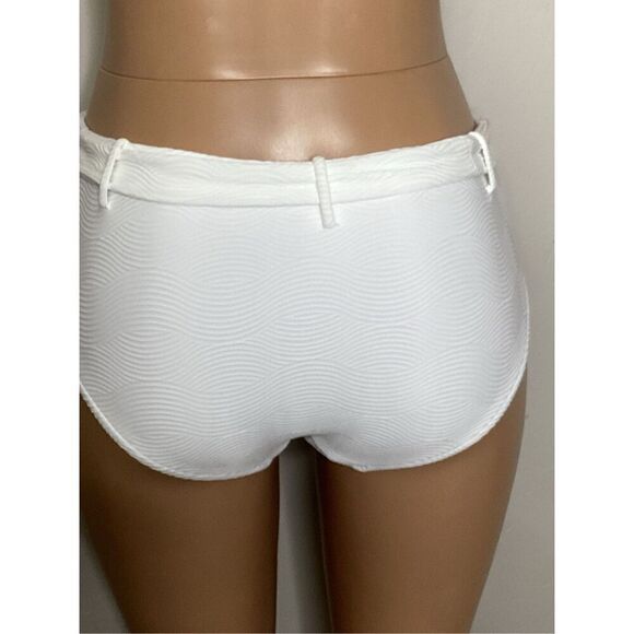 New. SEAFOLLY white high waisted bikini. US size 6/8. Retails $175 - Picture 8 of 12